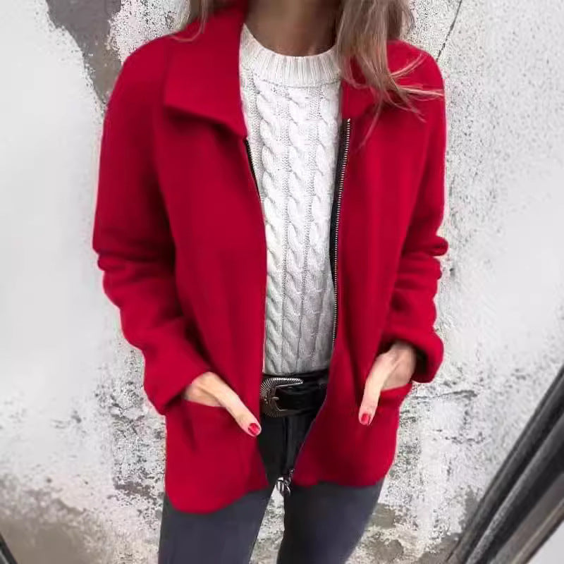 Veste Chic à Fermeture Éclair