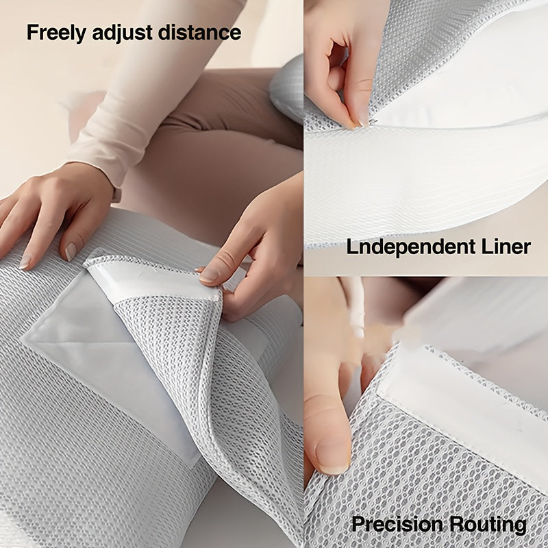 Adjustable Ergonomic Pillow For Expecting Moms, Side Or Belly Sleepers