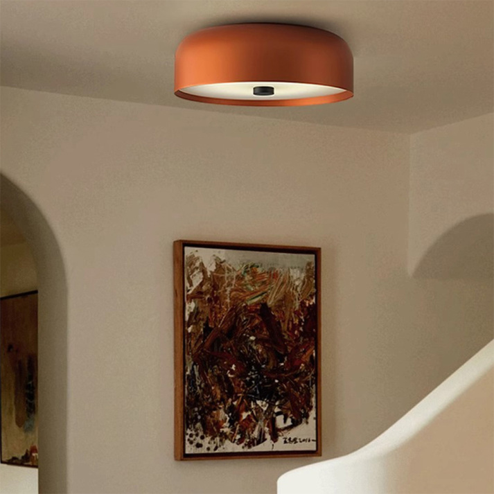 Retro stijl Noordse plafondlamp minimalistische LED opbouwlamp