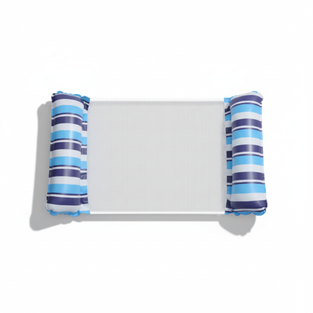 Amaca Gonfiabile in Rete per Piscina, Lounge Galleggiante per Relax in Acqua