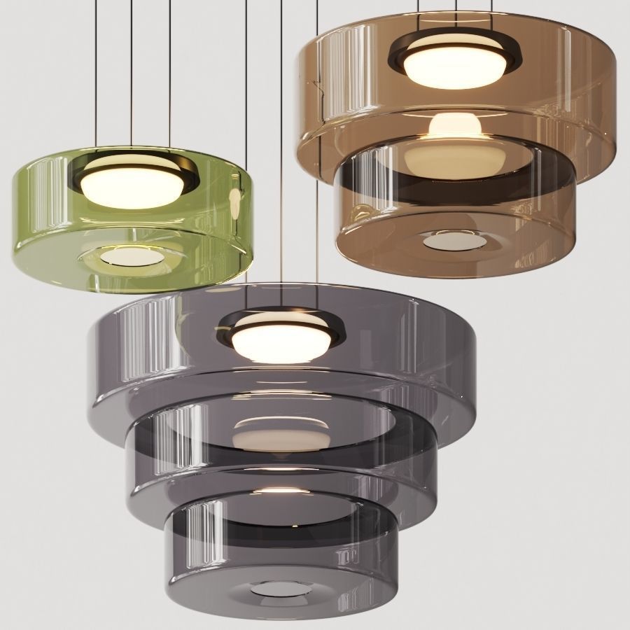 Bauhaus glazen hanglamp voor keuken en eetgedeeltes