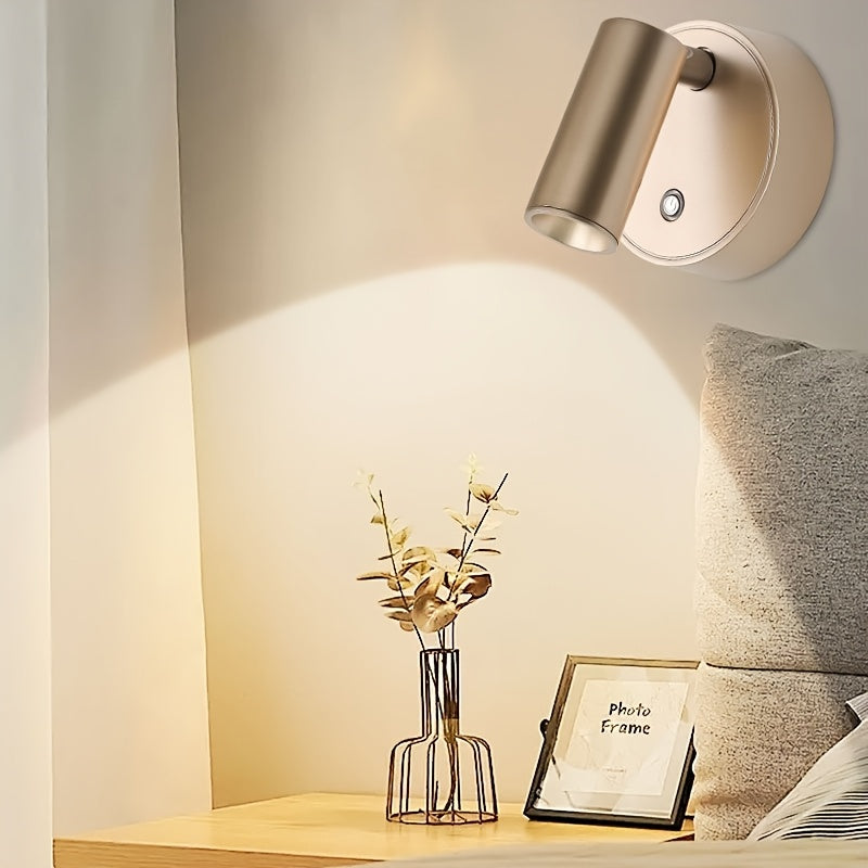 Dobíjecí magnetické nástěnné světlo s dotykovým ovládáním a bezdrátovým designem