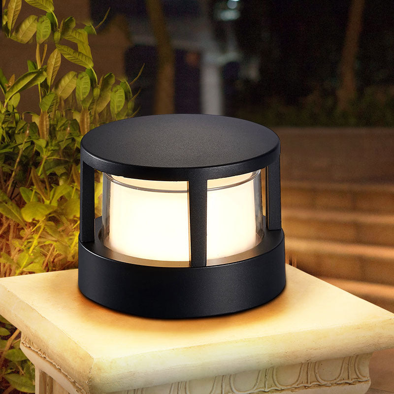 Outdoor LED Lawn Light With Industrial Waterproof Aluminium Cylinder