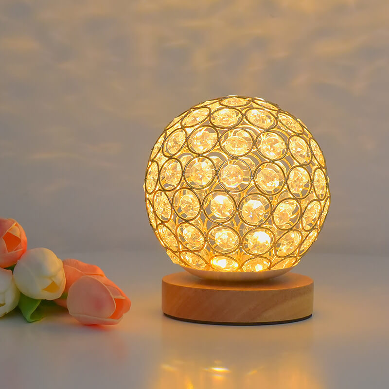 Lumora LED-natbordslampe med USB-genopladning og minimalistisk design