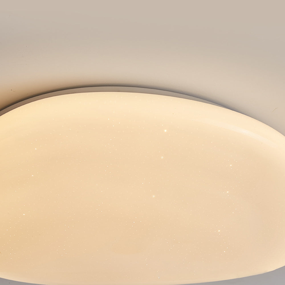 Lámpara de techo acrílica blanca con LED moderno y elegante para dormitorio y sala de estar