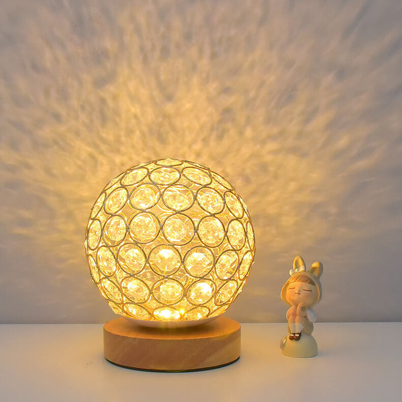 Lumora LED-natbordslampe med USB-genopladning og minimalistisk design