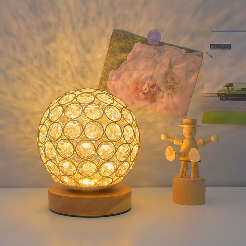 Lumora LED-natbordslampe med USB-genopladning og minimalistisk design