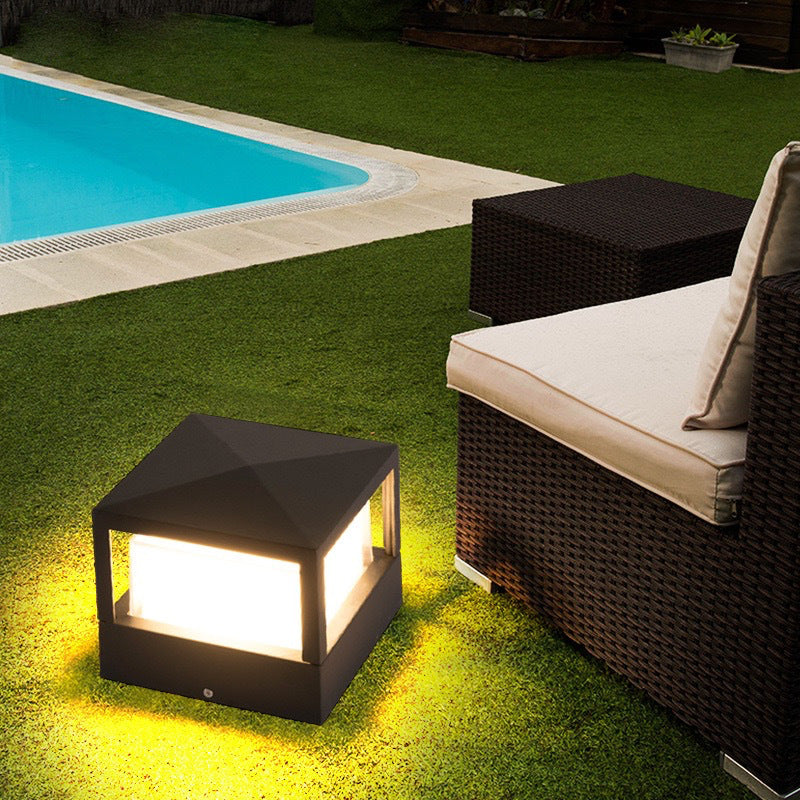 Outdoor LED Lawn Light With Industrial Waterproof Aluminium Cylinder