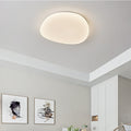 Lámpara de techo acrílica blanca con LED moderno y elegante para dormitorio y sala de estar