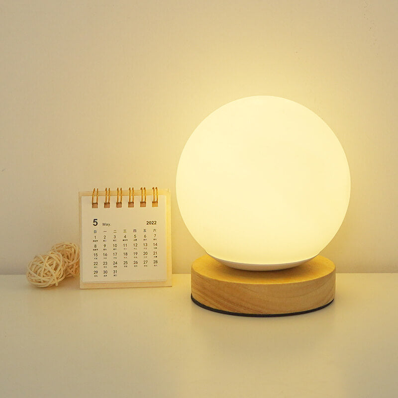 Lumora LED-natbordslampe med USB-genopladning og minimalistisk design
