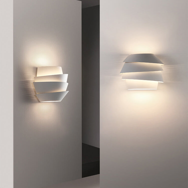 Nordella Nordic Wall Lamp With Two Iron Light Points