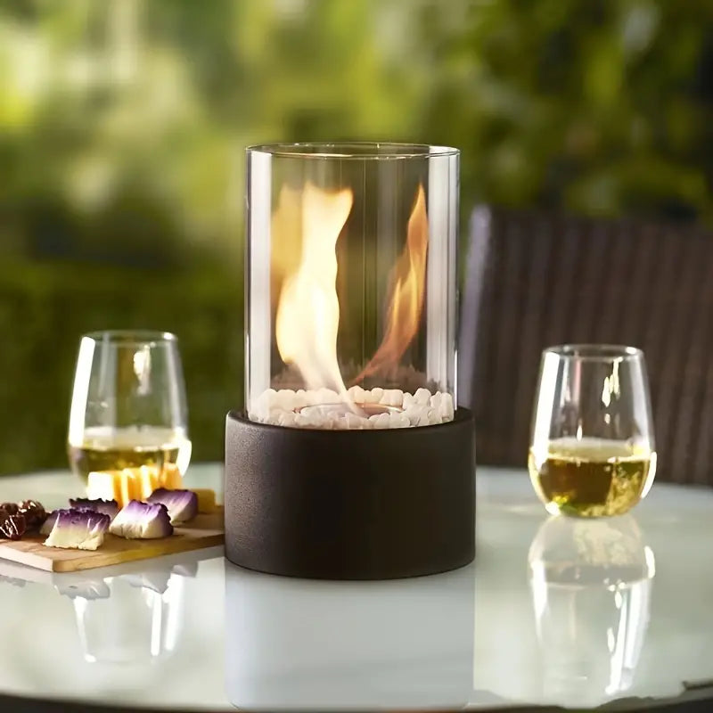 LumiFlame Ethanol Fireplace On The Go For Modern Ambience Anywhere