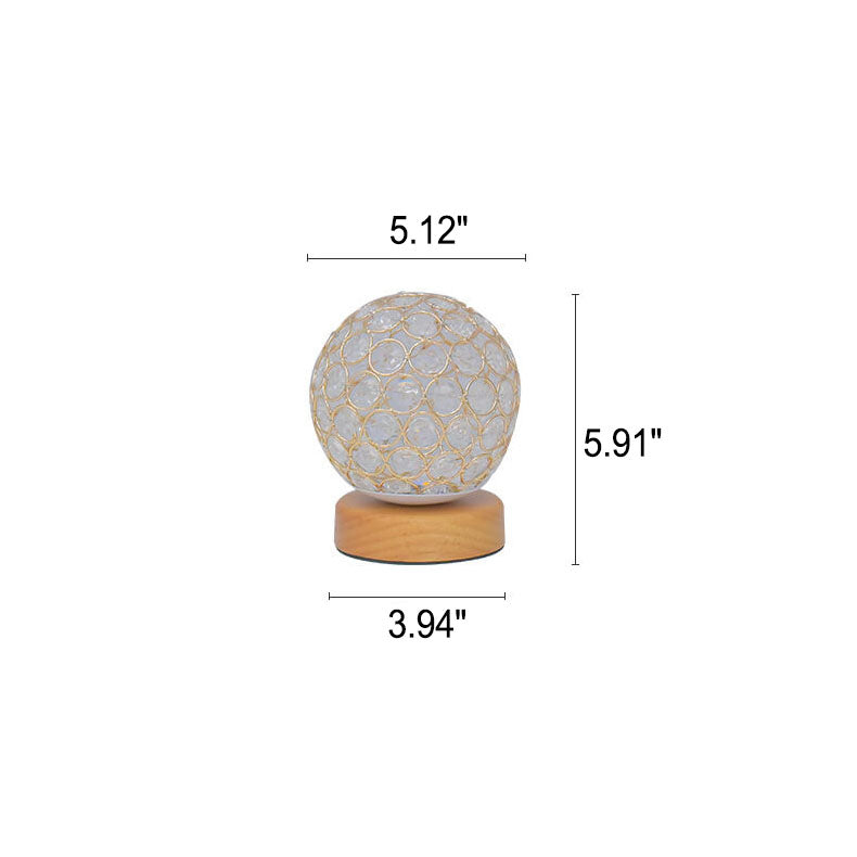 Lumora LED-natbordslampe med USB-genopladning og minimalistisk design