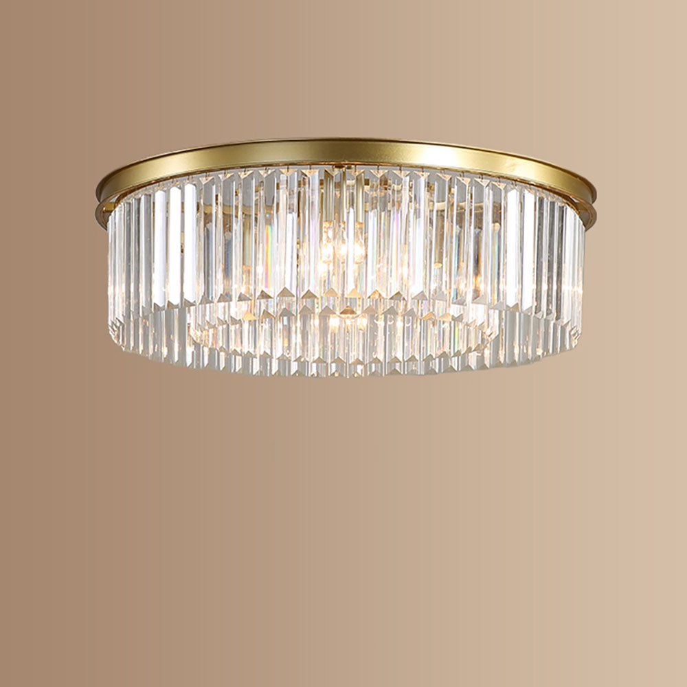 Stropní svítidlo Gold Crystal 40 cm 4x E14 obývací pokoj, chodba, ložnice