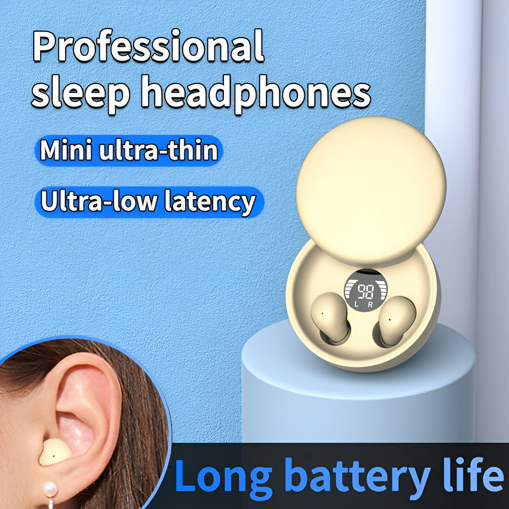 Compact Wireless In-Ear Earphones With Touch Controls Rechargeable