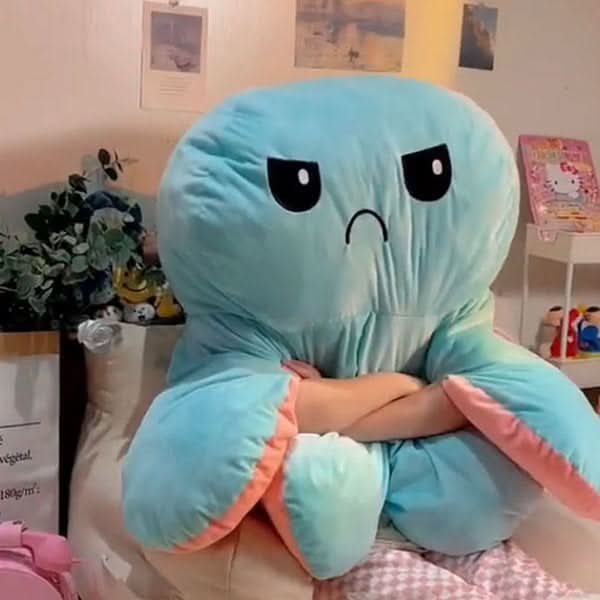 Peluche Snuggle Octo - Poulpe Câlin pour Enfants et Câlins