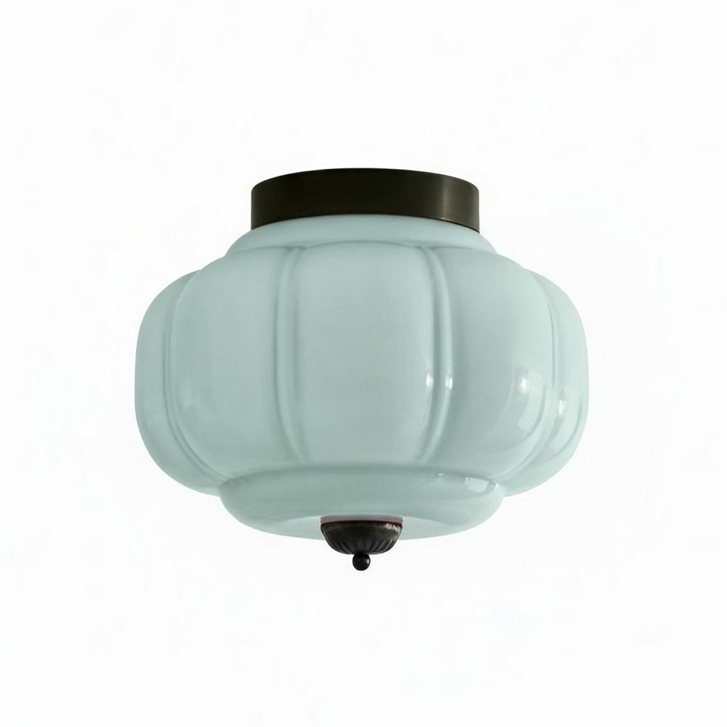 Stropní svítidlo Milk Glass s skleněným stínidlem, moderní přisazené, skandinávský styl