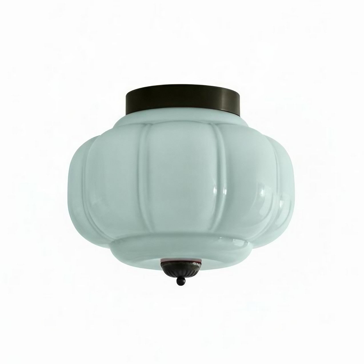 Stropní svítidlo Milk Glass s skleněným stínidlem, moderní přisazené, skandinávský styl