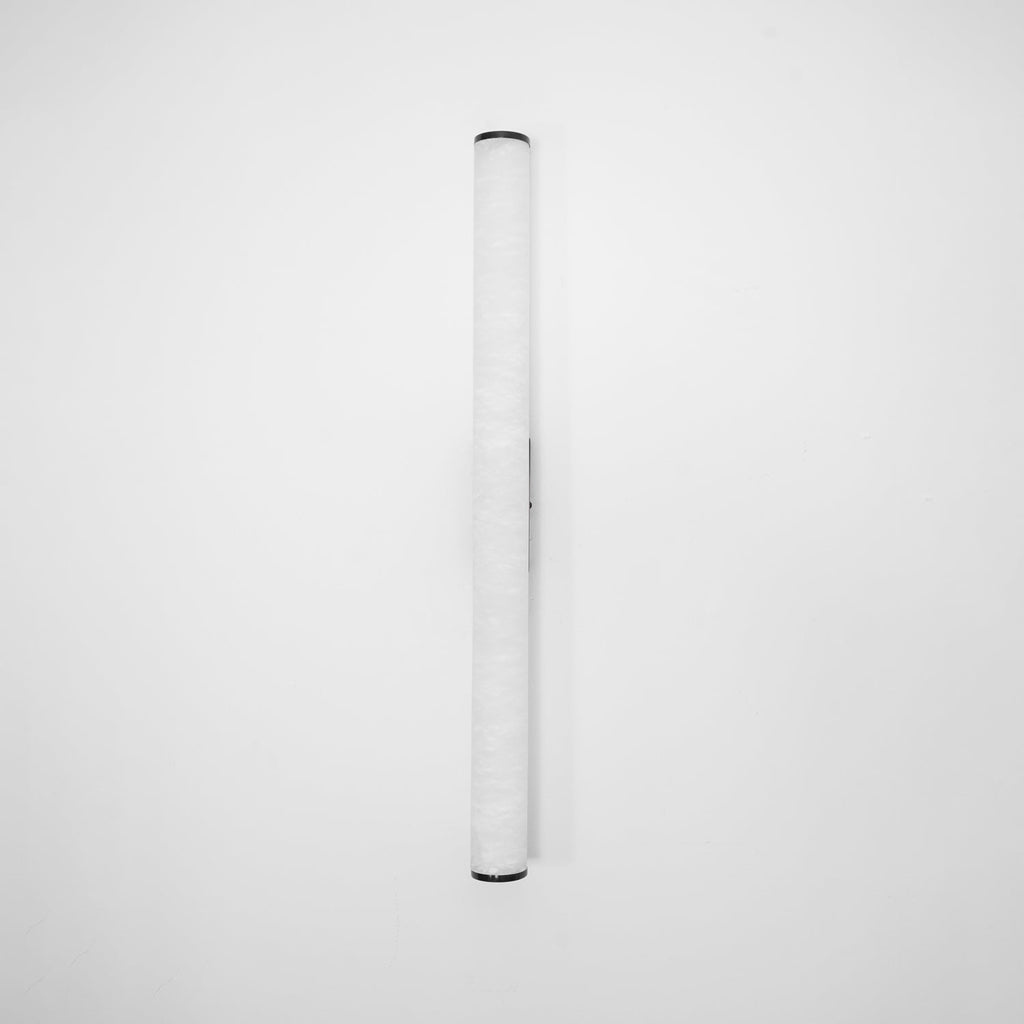 Applique da parete LED con design a tubo in alabastro, 1 luce | Rosalyssa