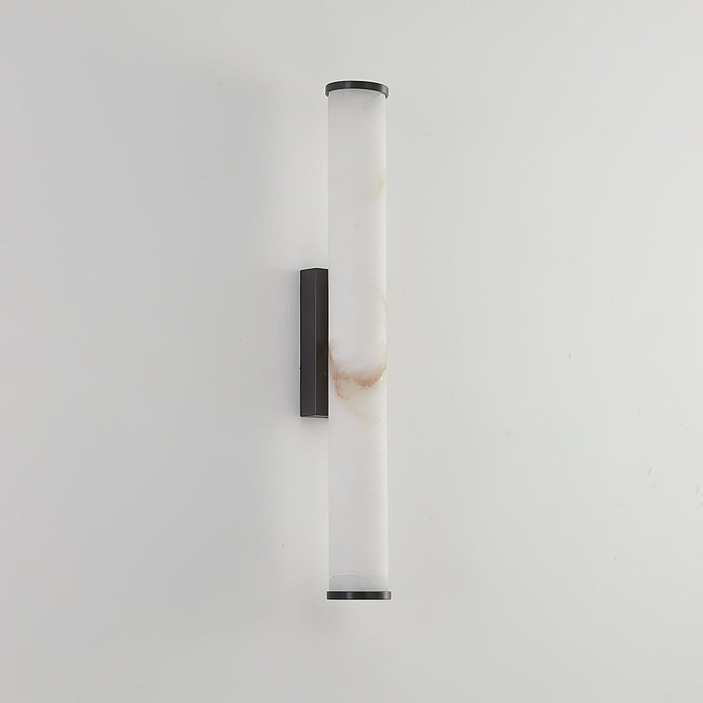 Applique da parete LED con design a tubo in alabastro, 1 luce | Rosalyssa