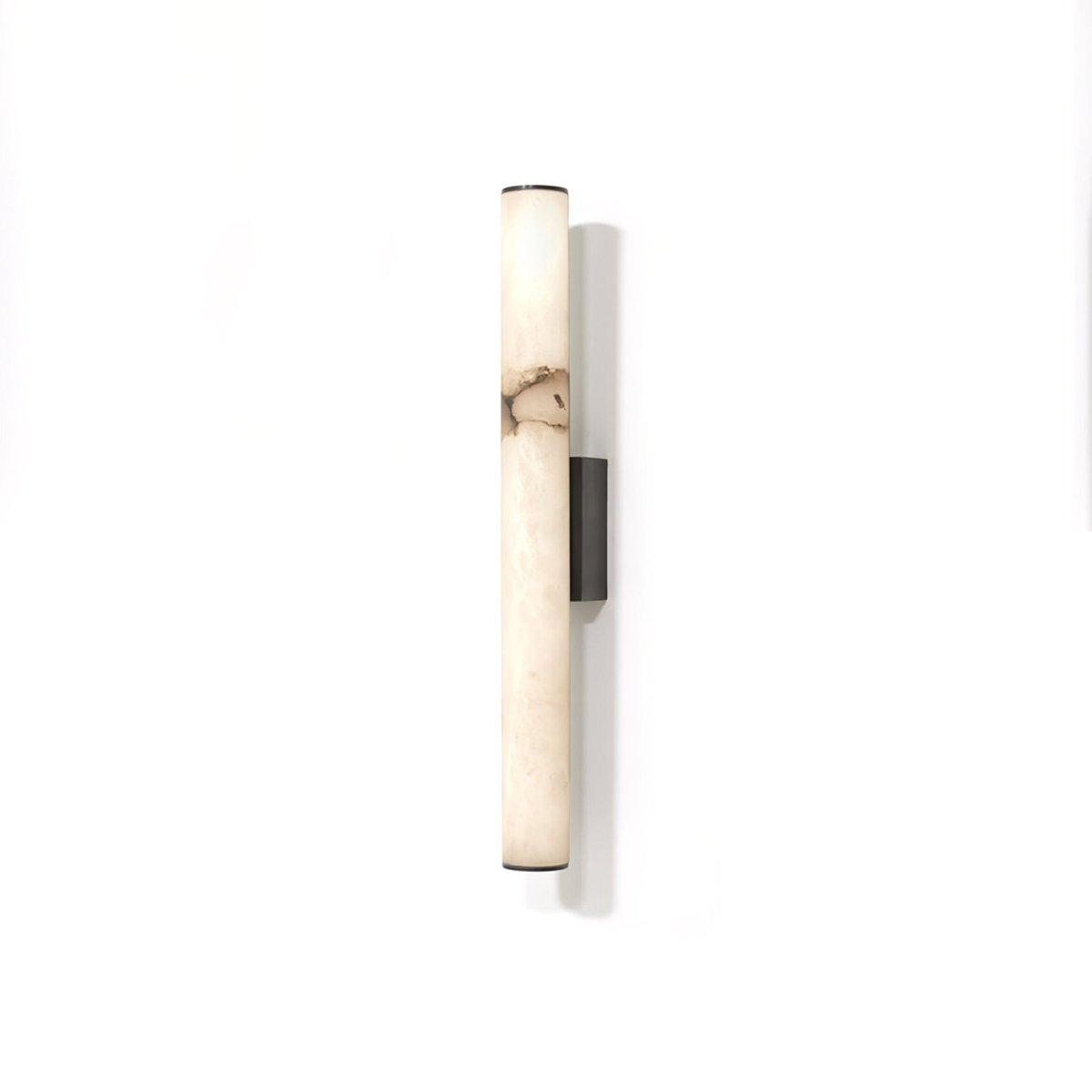 Applique da parete LED con design a tubo in alabastro, 1 luce | Rosalyssa