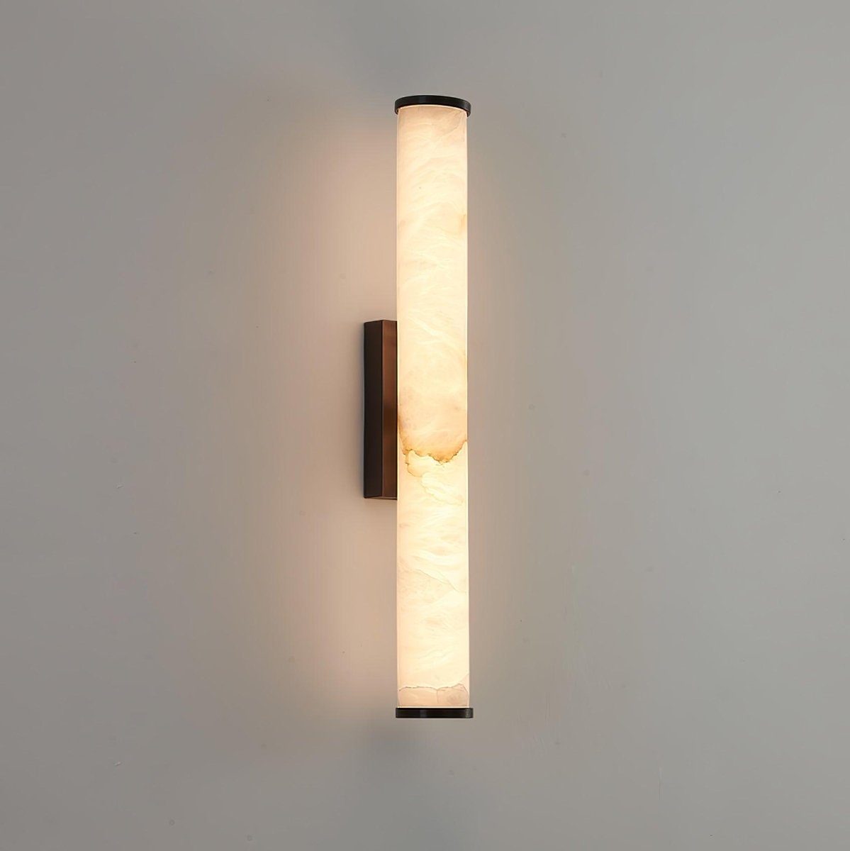 Applique da parete LED con design a tubo in alabastro, 1 luce | Rosalyssa