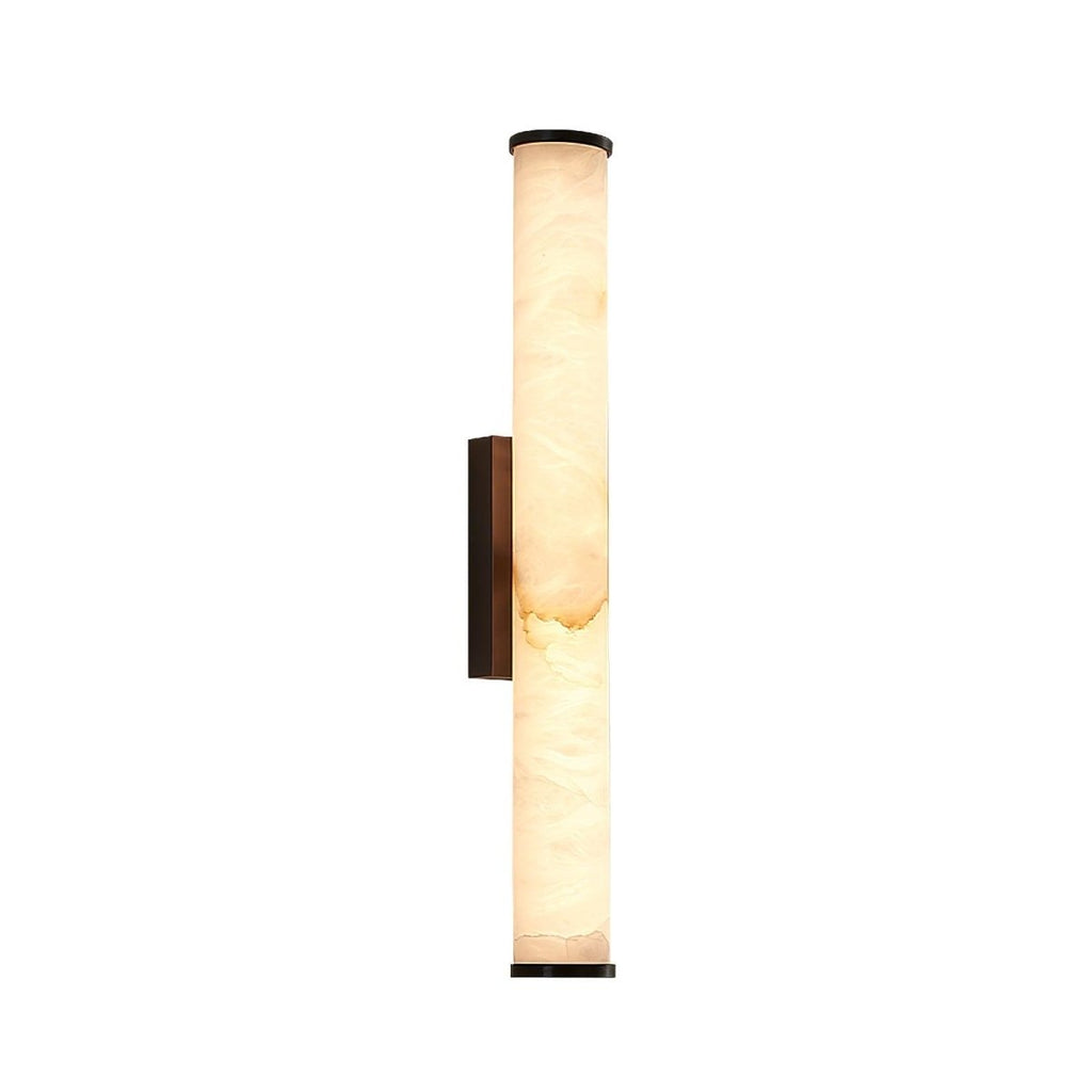 Applique da parete LED con design a tubo in alabastro, 1 luce | Rosalyssa