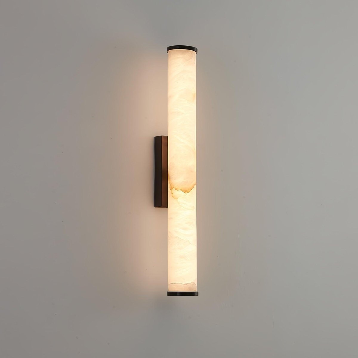 Applique da parete LED con design a tubo in alabastro, 1 luce | Rosalyssa