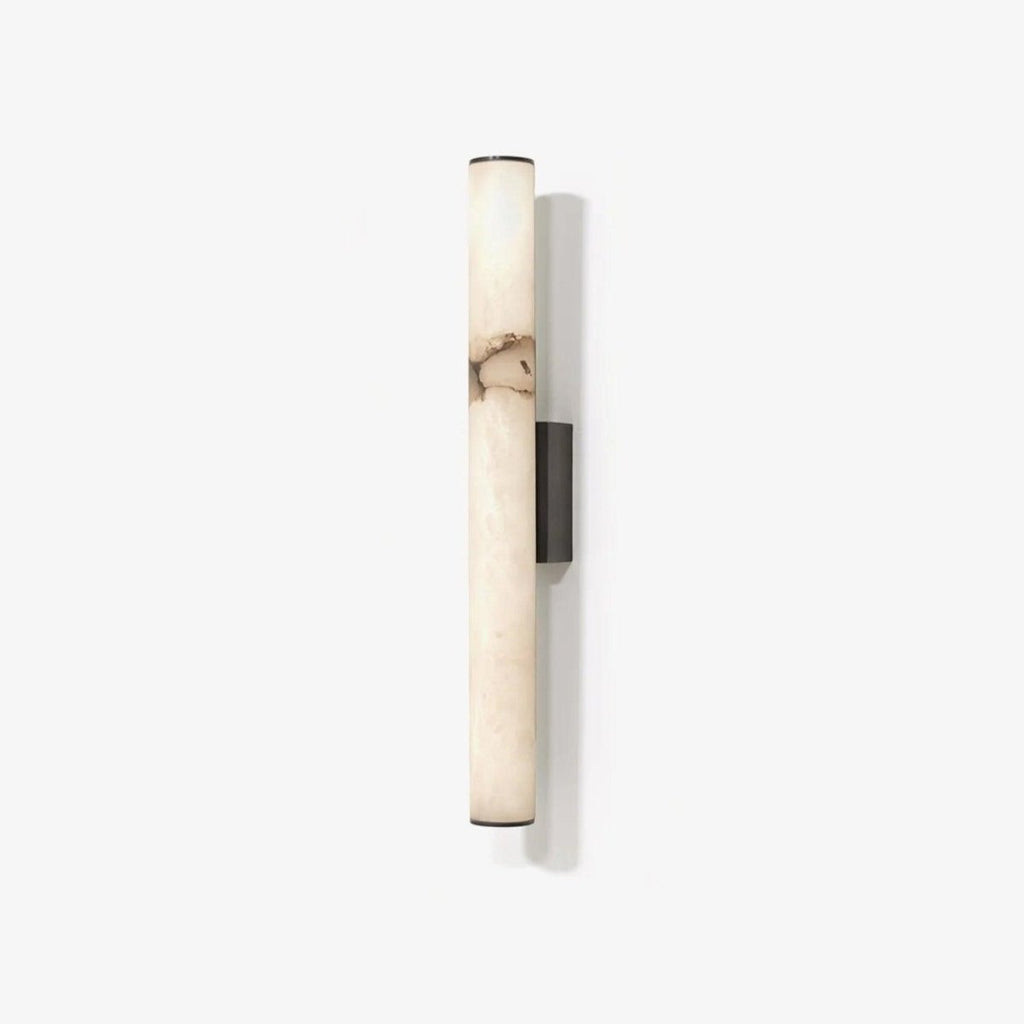 Applique da parete LED con design a tubo in alabastro, 1 luce | Rosalyssa