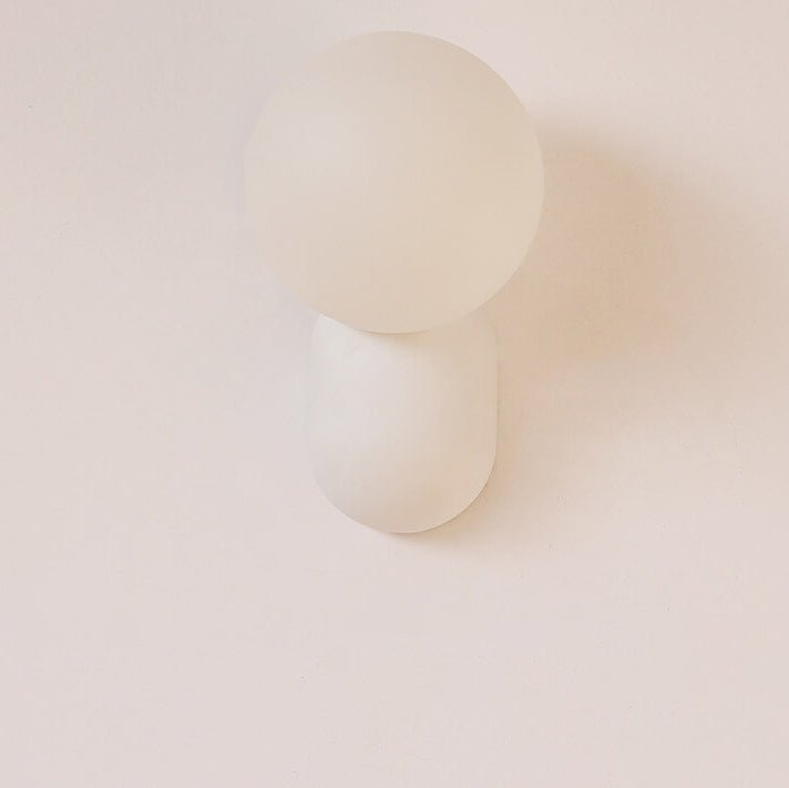 Elegant 1-lyset moderne glasglobevæglampe til boligbelysning | Rosalyssa