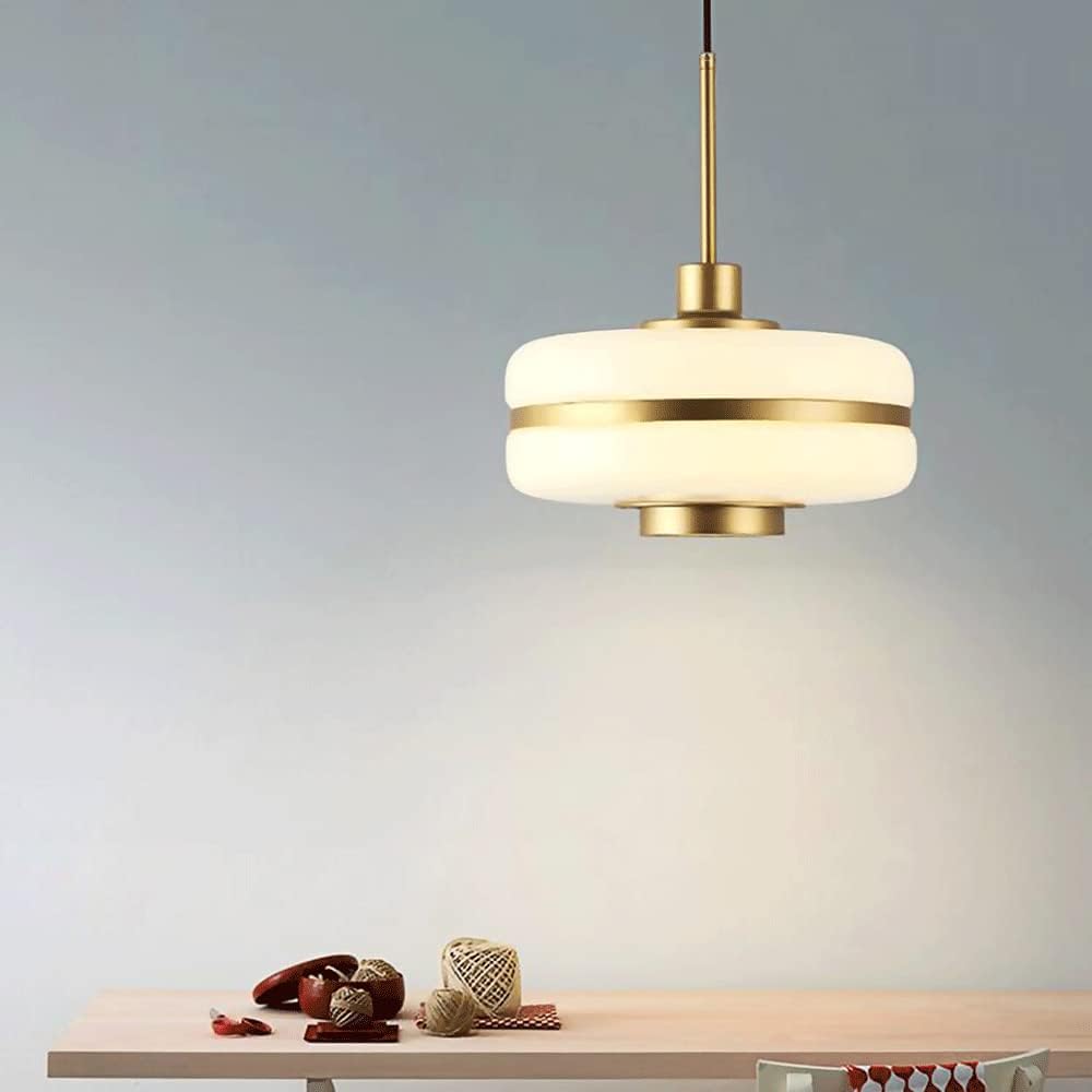 Nordická závěsná lampa ze skla a kovu od Nyra s teplým LED světlem | Snurv