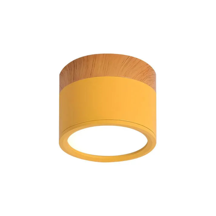 Virel Nordic LED-Deckenleuchte Minimalistisches zylindrisches Leuchtmittel | Snurv