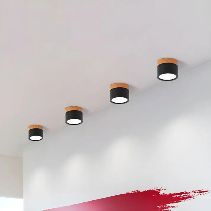 Virel Nordic LED-Deckenleuchte Minimalistisches zylindrisches Leuchtmittel | Snurv