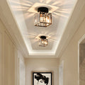 Crystal Ceiling Light E27, Surface Mounted, Modern Hall and Living Room
