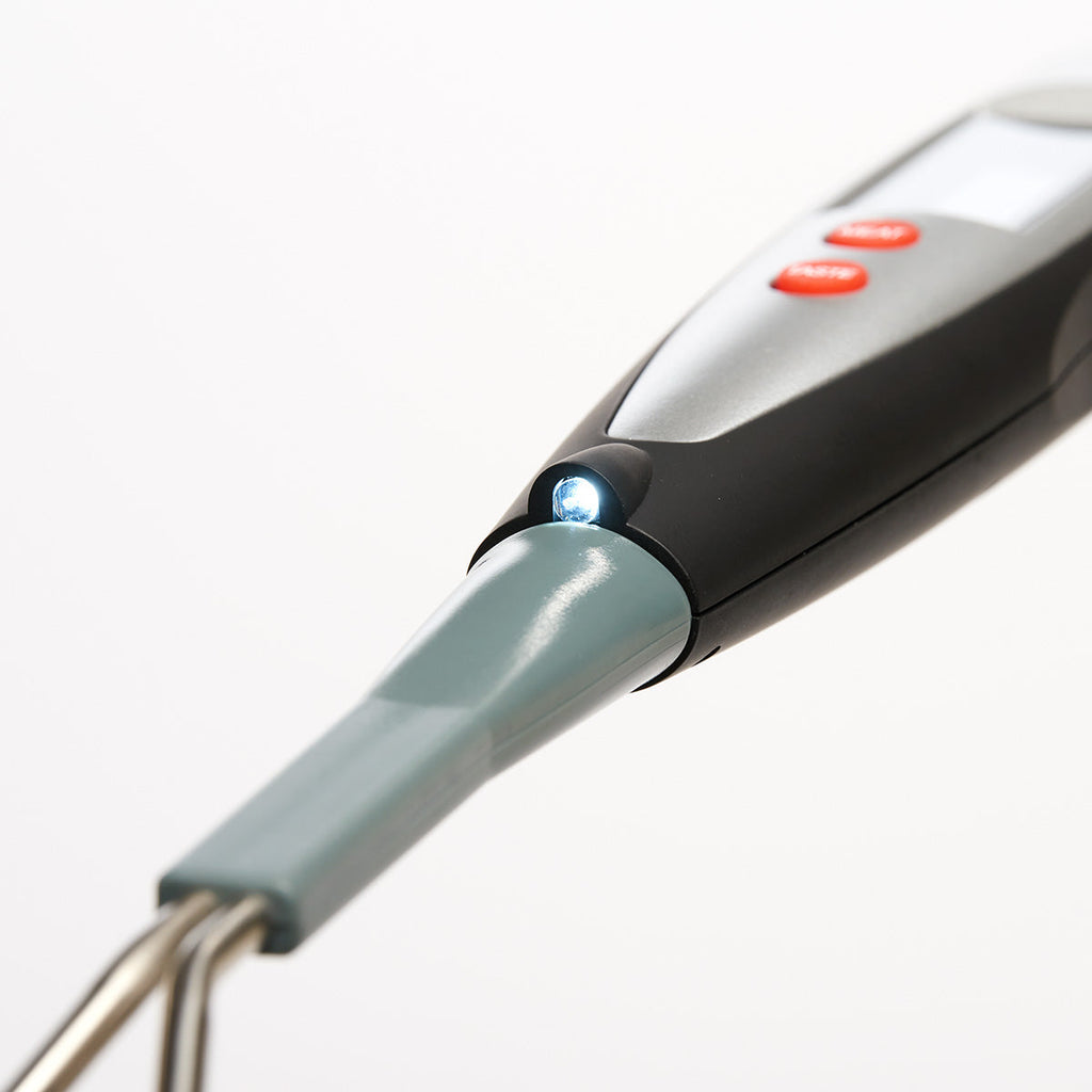 Stainless Steel BBQ Fork With Digital Thermometer And Grill Probe