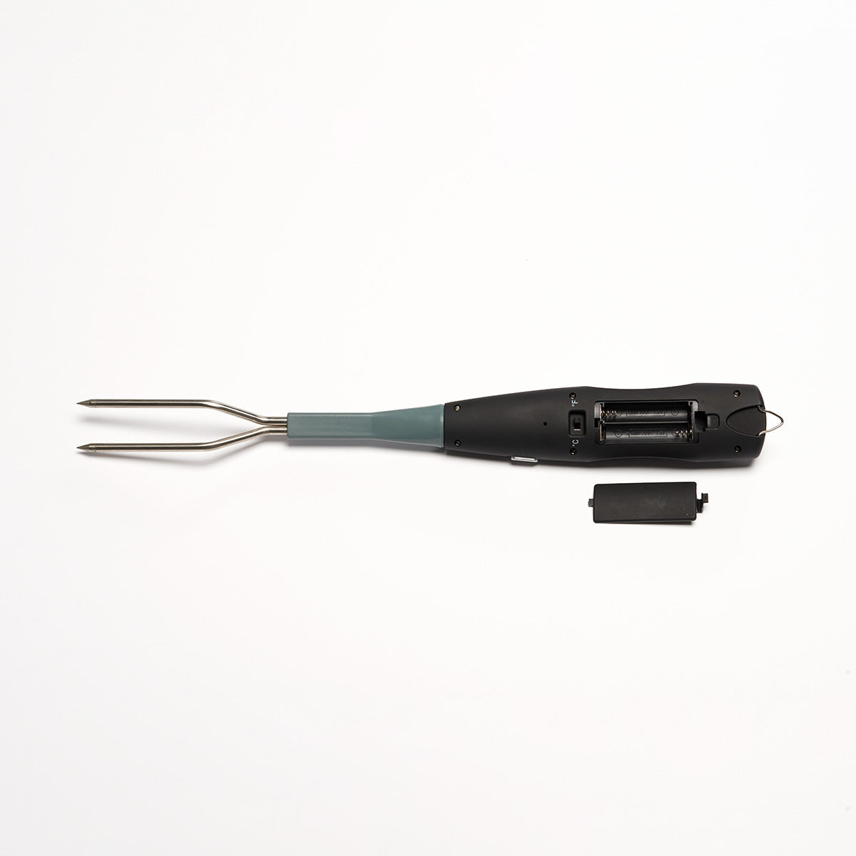 Stainless Steel BBQ Fork With Digital Thermometer And Grill Probe