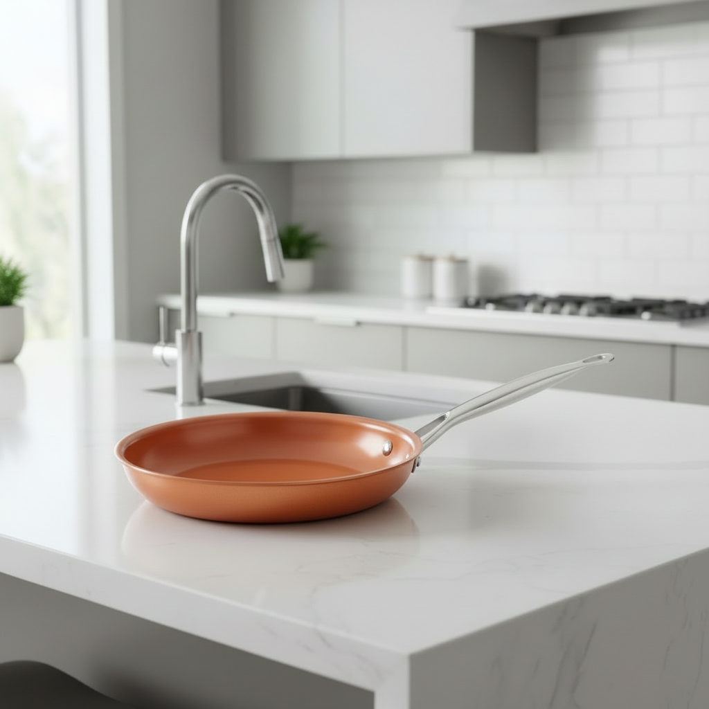 CopperCraft Pro pánev s nepřilnavým povrchem a rovnoměrným rozložením tepla