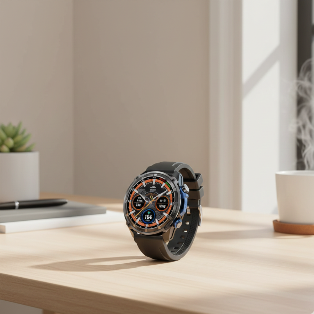 Smartwatch GPS impermeabile da esterno con mappe offline – Orologio attività | Rosalyssa