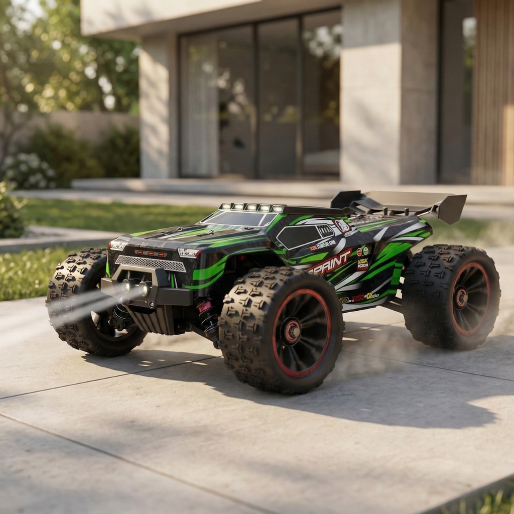 Bezuhlíkový 1:16 měřítko 4WD vysokorychlostní RC off-road závodní auto na dálkové ovládání | Rosalyssa