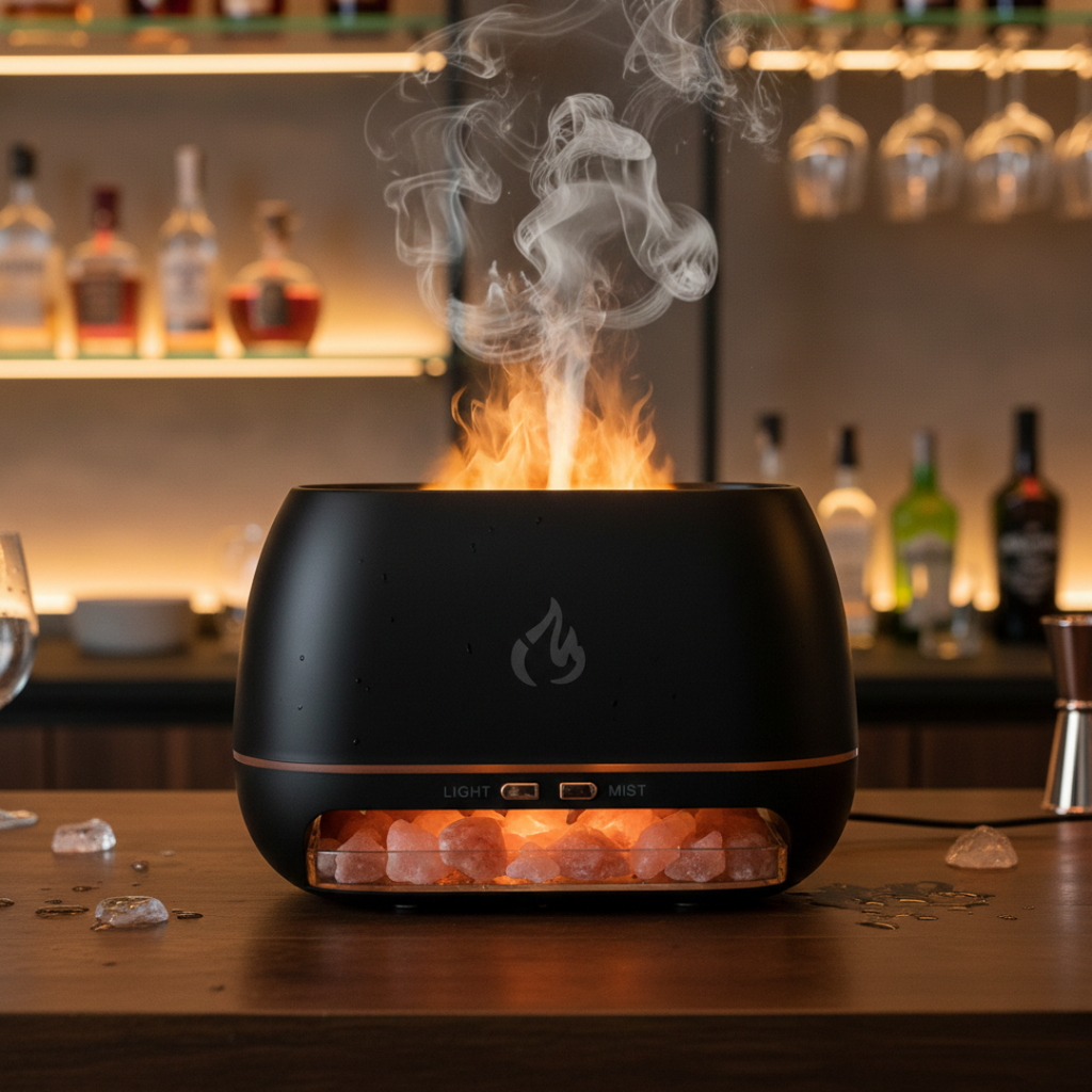 Himalaya Salt Luftfugter til Hjemme- og Kontorbrug | Rosalyssa