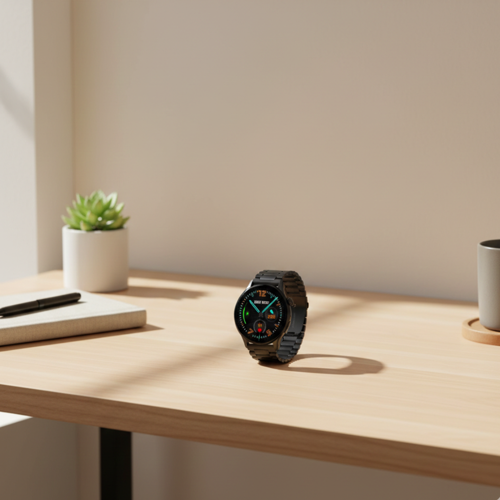 Montre connectée AMOLED pour femmes avec design étanche et appel Bluetooth | Rosalyssa