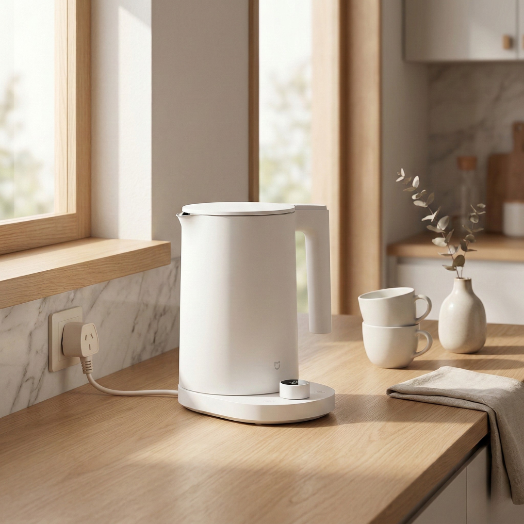 Elektrischer Wasserkocher mit Temperaturregelung, 1,7 l Fassungsvermögen | Rosalyssa