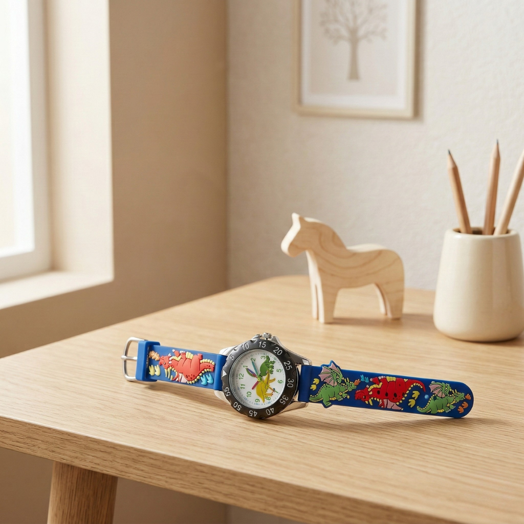 Dinosaur Kids Wrist Watch With Playful Timepiece For Children | Rosalyssa