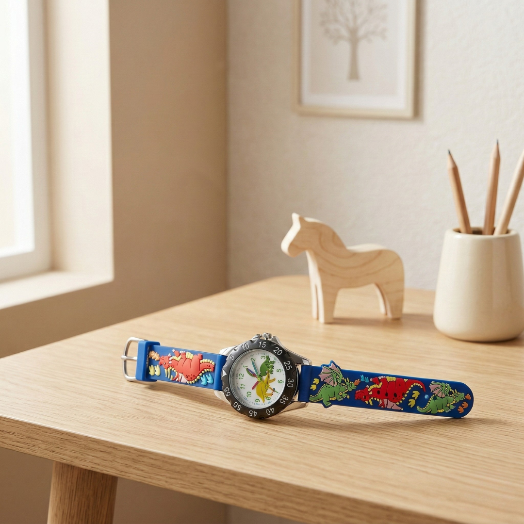 Dinosaur Kids Wrist Watch With Playful Timepiece For Children | Rosalyssa