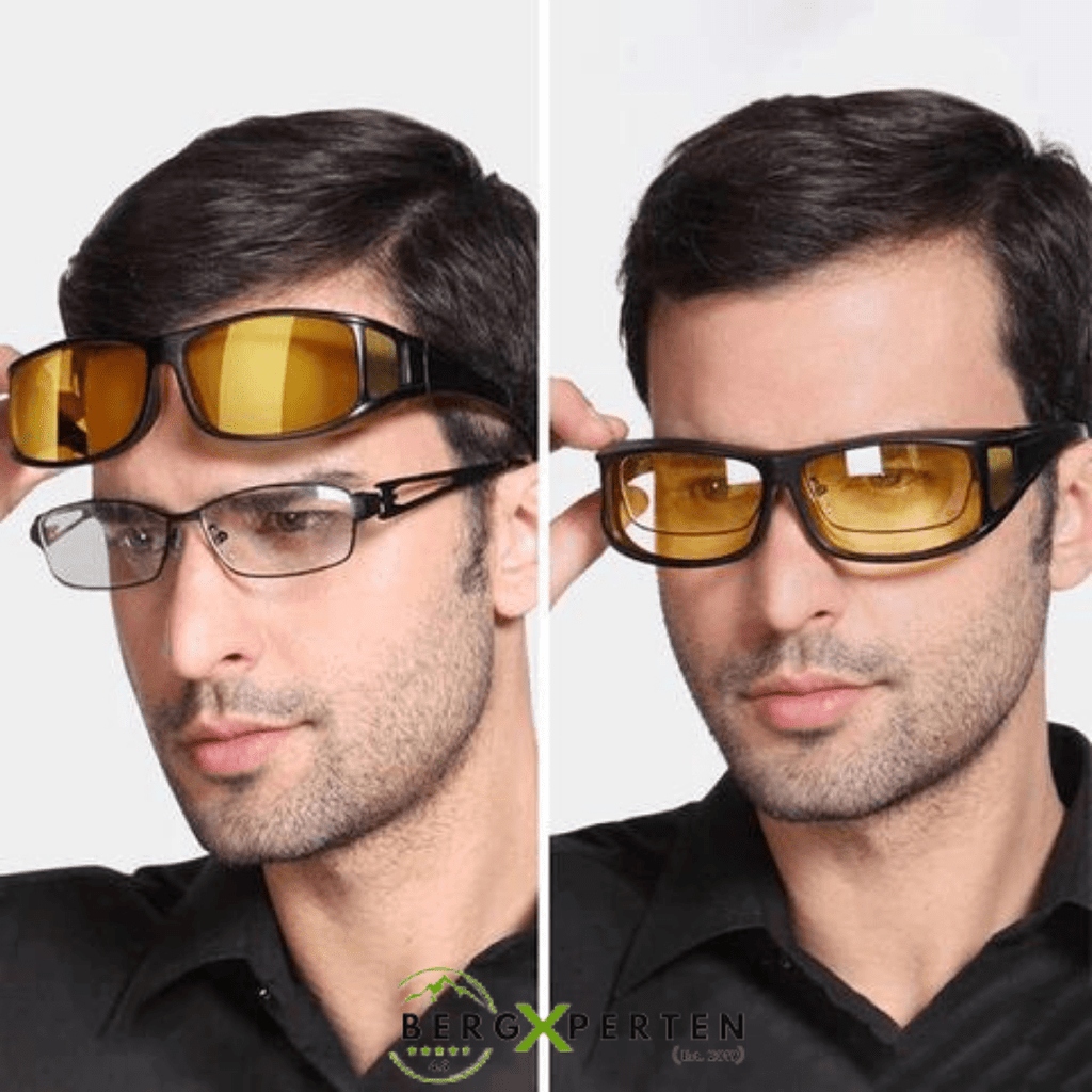 NoctiView Nachtsichtbrille mit HD-Gläsern und Blendschutz für sicheres Fahren bei Nacht