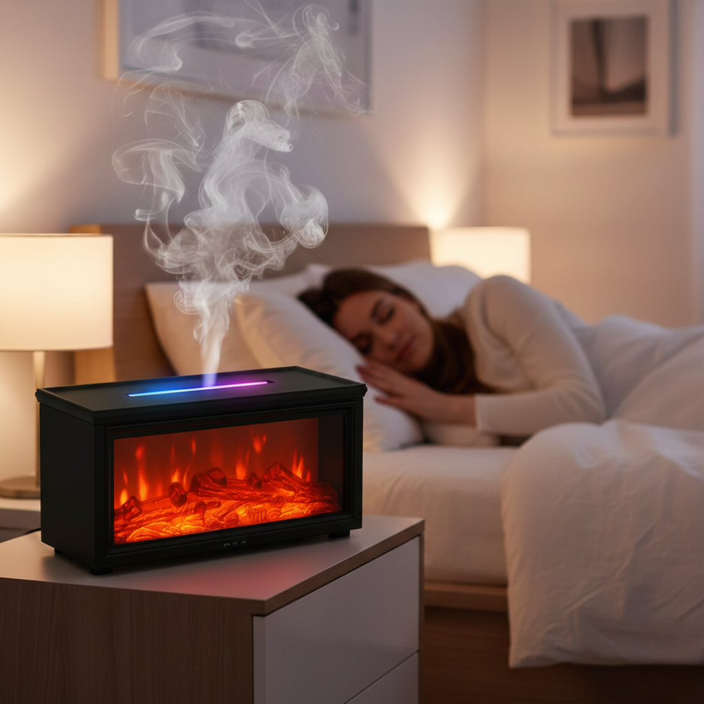 Flame Mist Ultrasonic Aroma Diffuser For Home Or Office | Rosalyssa