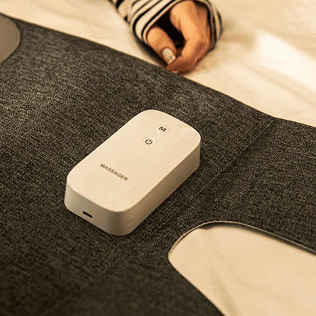 NovaFlex langaton jalkahierontalaite ilmalla puristuksella ja lämmöllä rentoutumiseen ja verenkiertoon