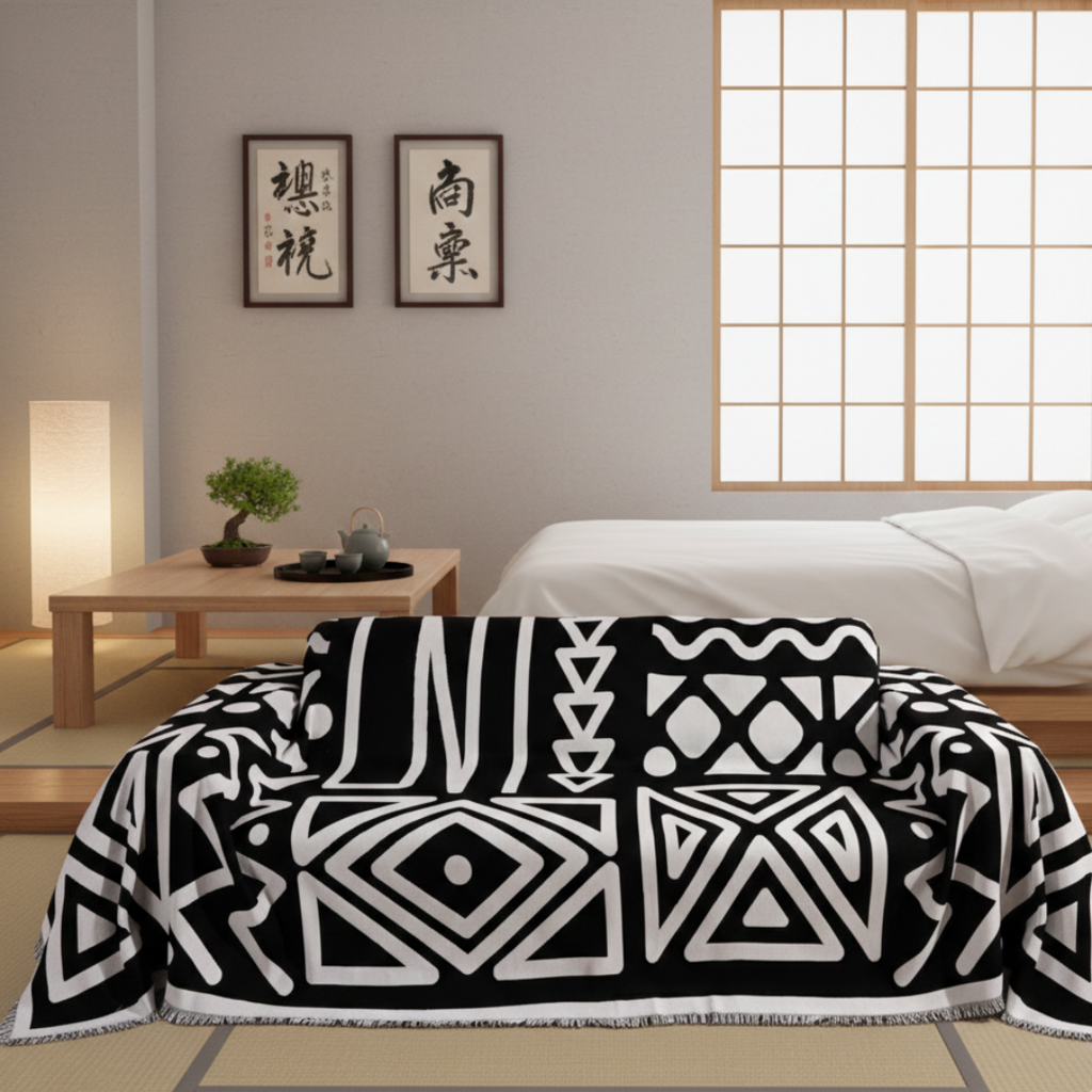 Geometric Boho Style Washable Non-Slip Sofa Cover | Rosalyssa