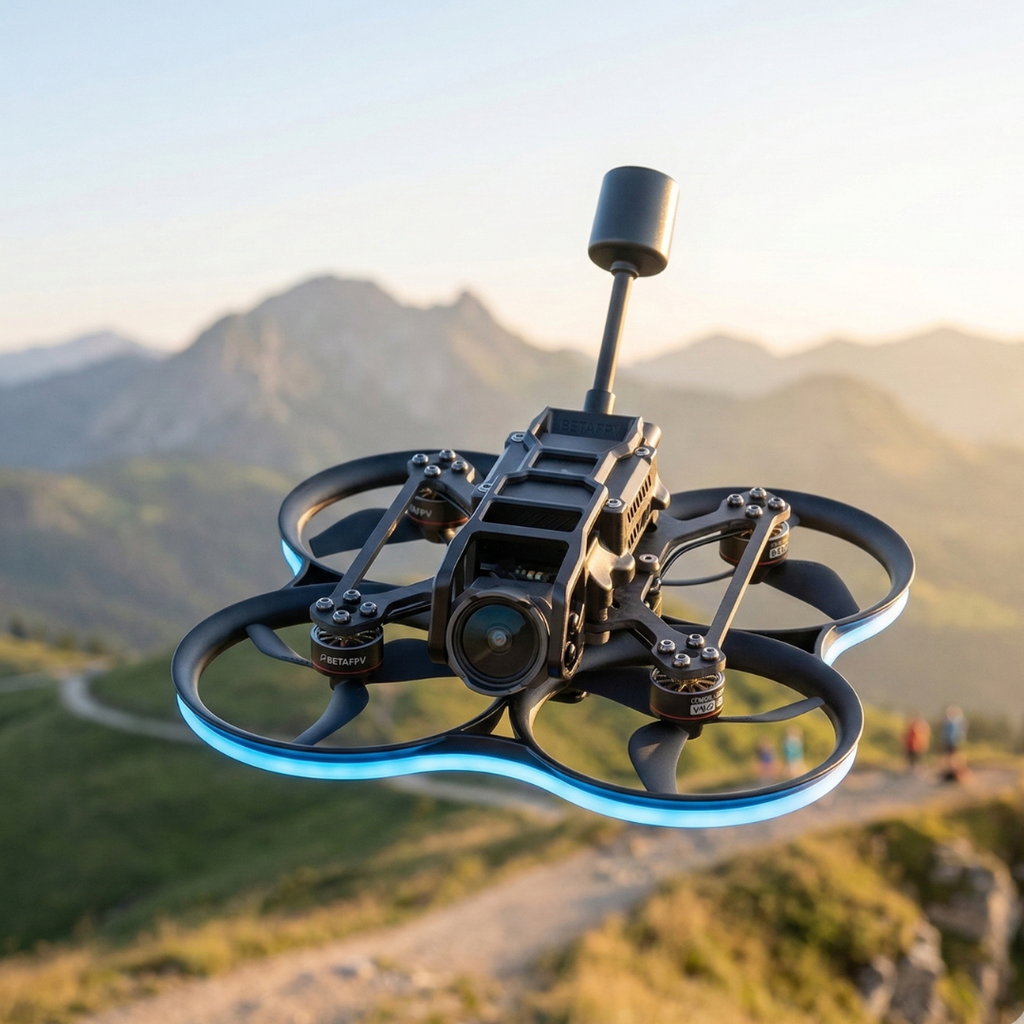 Drone FPV Brushless con sistema di illuminazione RGB per appassionati di quadricotteri | Rosalyssa