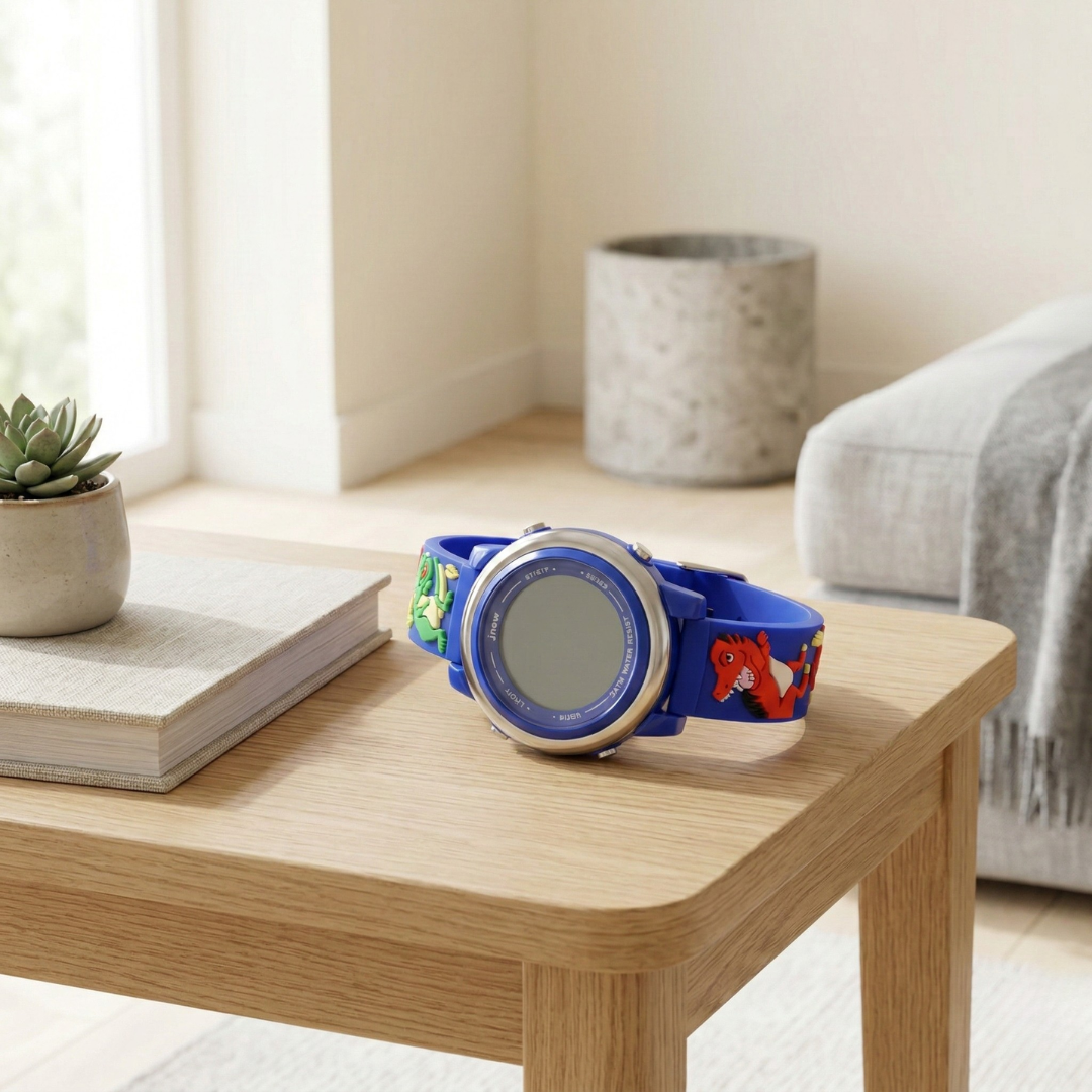 Vandtæt børne-smartwatch med alarm til unge elever | Rosalyssa